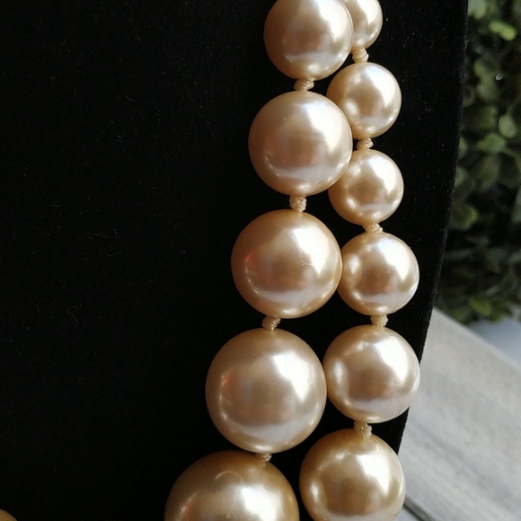 Vintage Les Bernard Designer Pearl Choker Necklace - Picture 4 of 5
